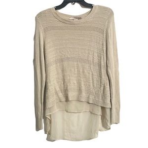 Forever 21 Beige Long Sleeve with Back Slit